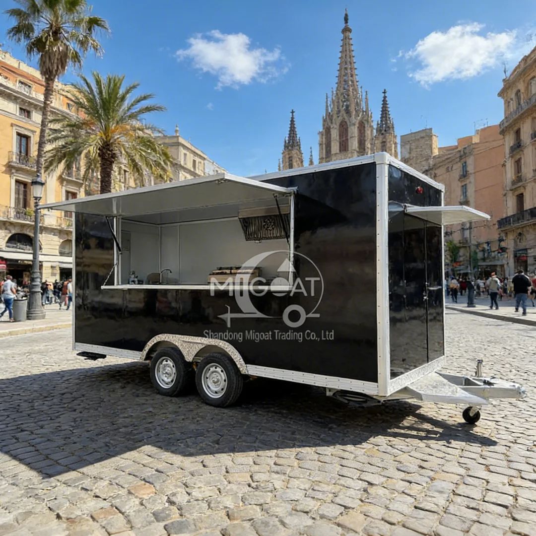 Food Snacks To Sell - Komercyjny mobilny wózek gastronomiczny, wielofunkcyjny pojazd