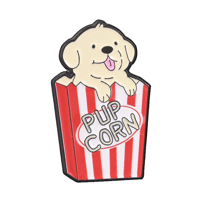 Przypinka emaliowana Pupcorn P – Zinc Food Snacks recenzja i cena