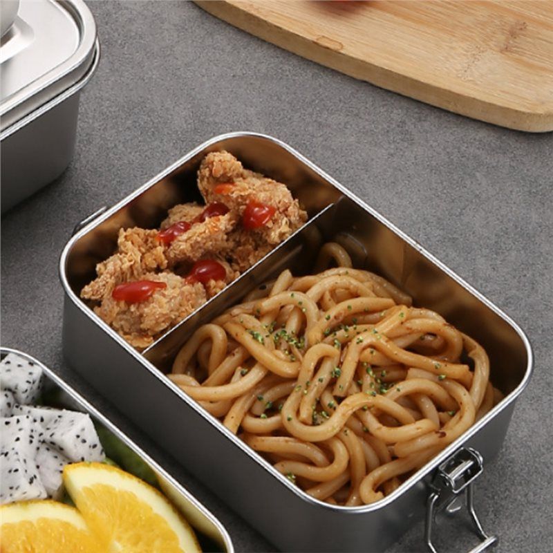 AEE2 - Stalowy pojemnik na lun – Food Snacks For School recenzja i cena