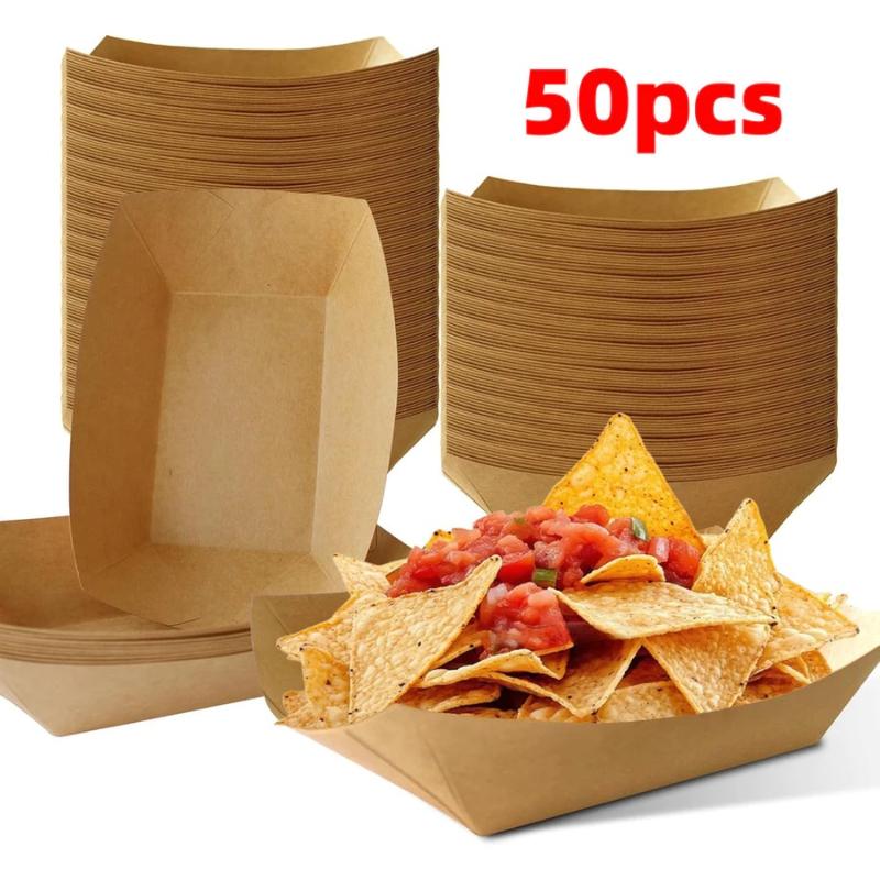 Tacki Kraft Boat, jednorazowe  – Food Snacks Restaurant recenzja i cena