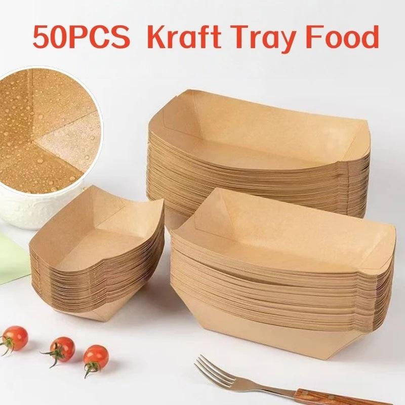 Tacki Kraft Boat, jednorazowe  – Food Snacks Restaurant recenzja i cena