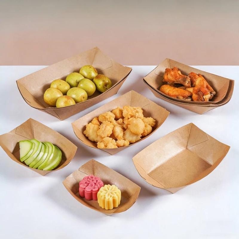 Tacki Kraft Boat, jednorazowe  – Food Snacks Restaurant recenzja i cena