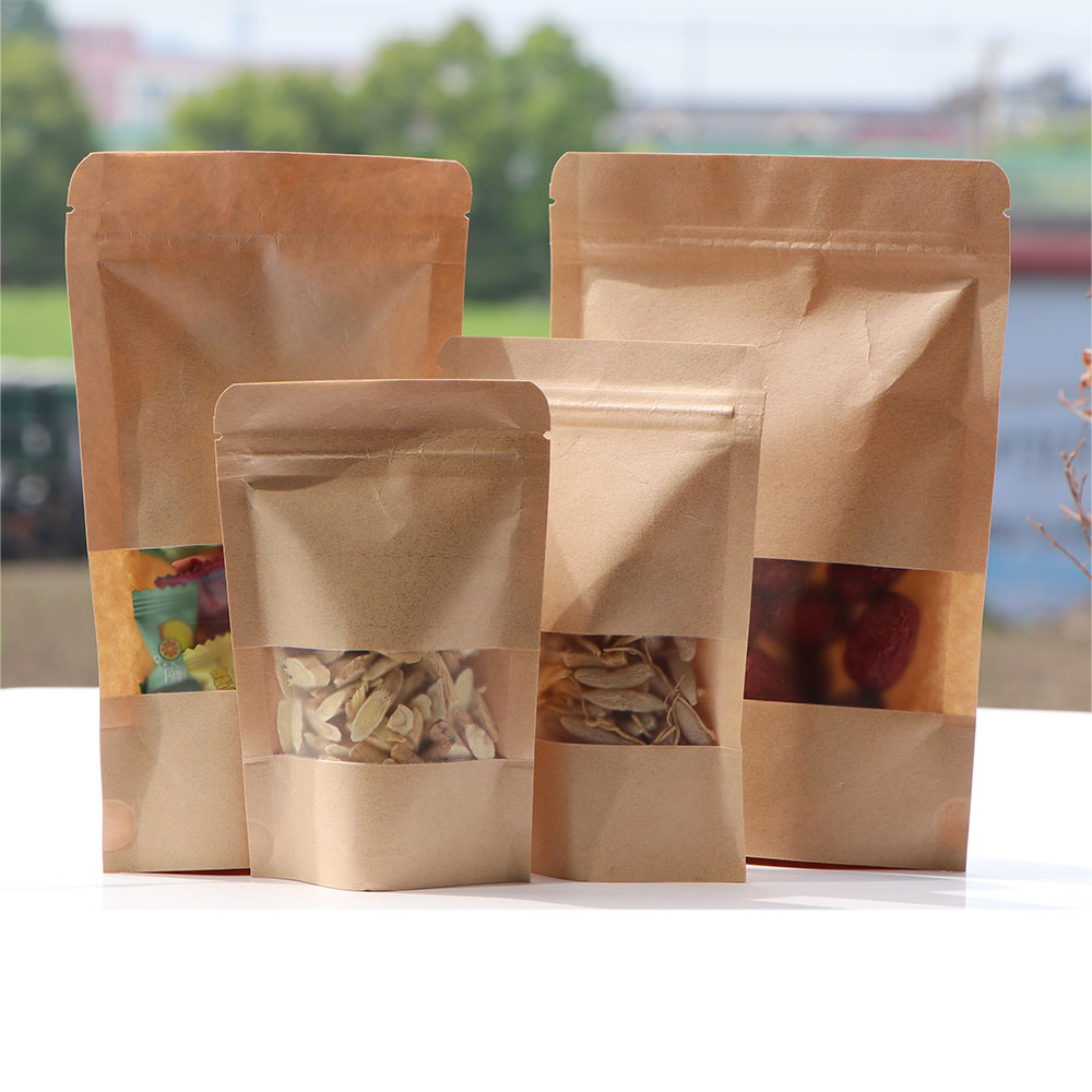 Kraft Paper Zip Lock Bags with – Food Day Snacks recenzja i cena