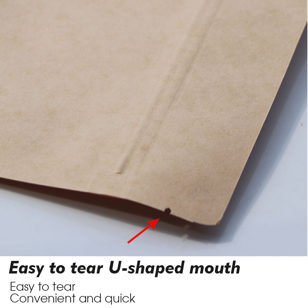 Kraft Paper Zip Lock Bags with – Food Day Snacks recenzja i cena