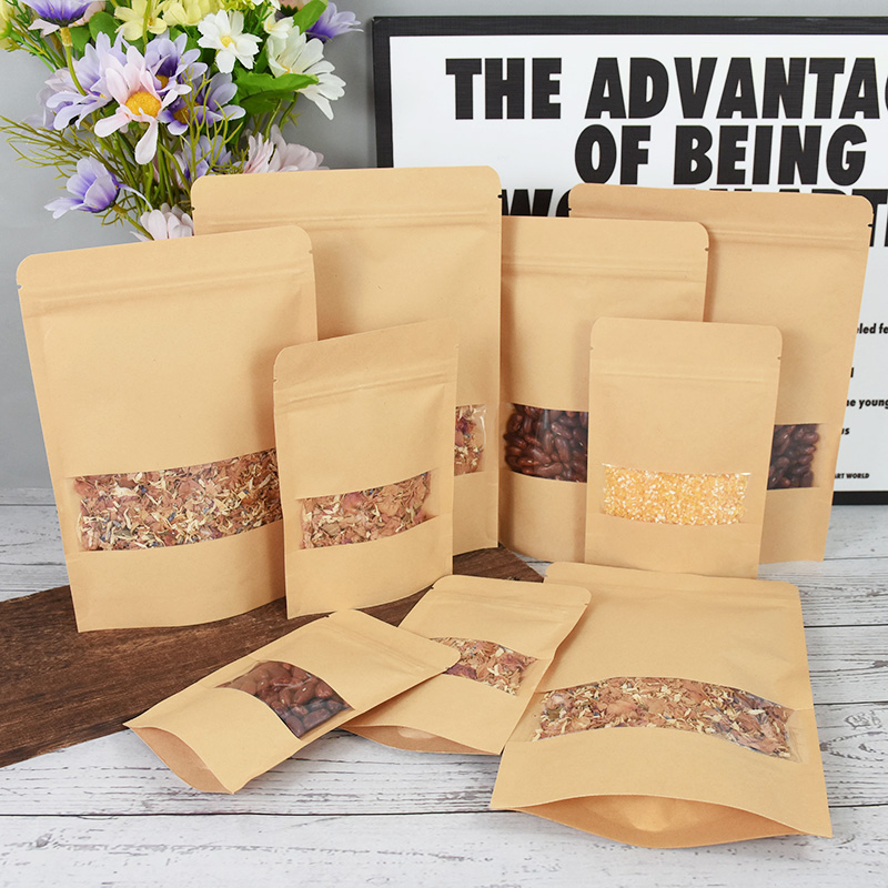 20/50szt Kraft Paper Zip Lock  – Food Z recenzja i cena
