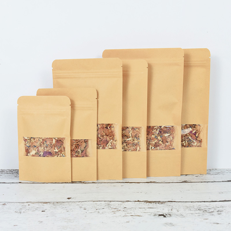 20/50szt Kraft Paper Zip Lock  – Food Z recenzja i cena