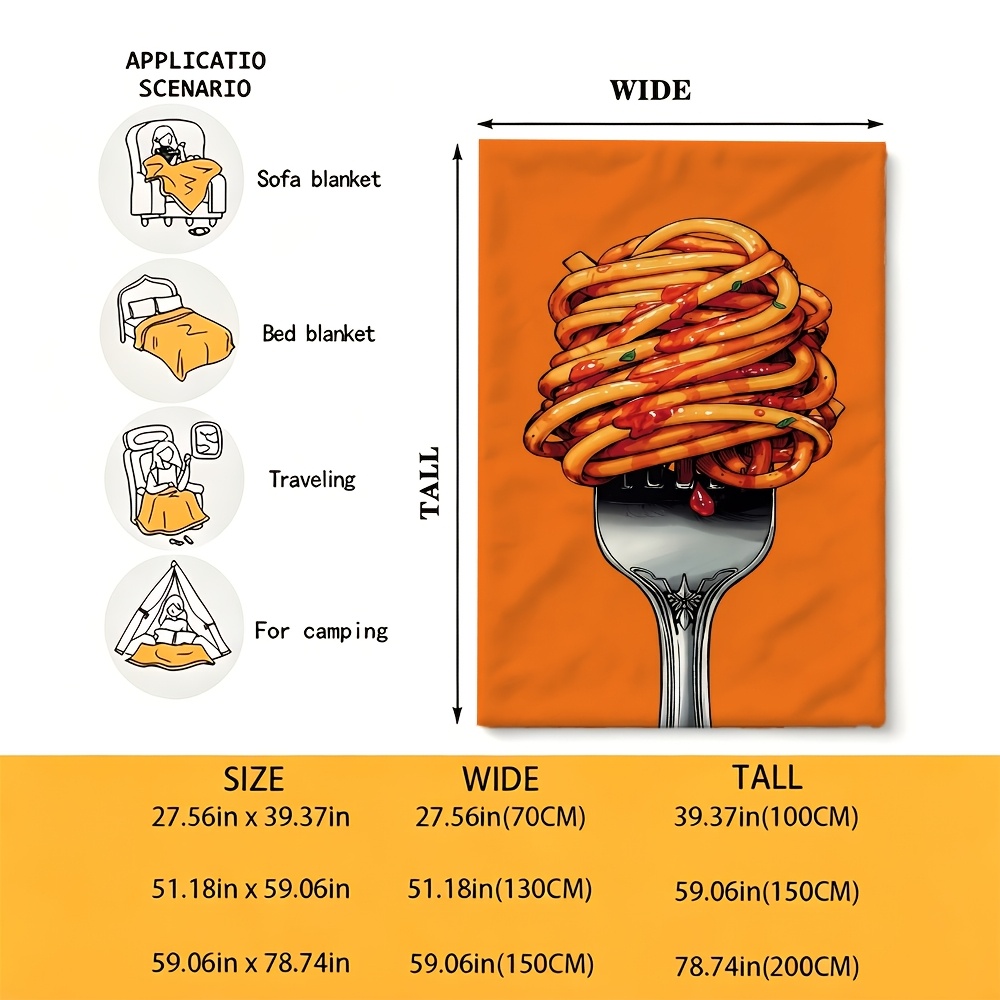 Zabawny koc z motywem frytek d – Food Giant Snacks recenzja i cena