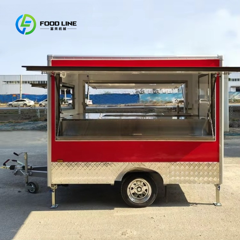 Dostosowywana mobilna przyczep – Food Snacks Restaurant recenzja i cena